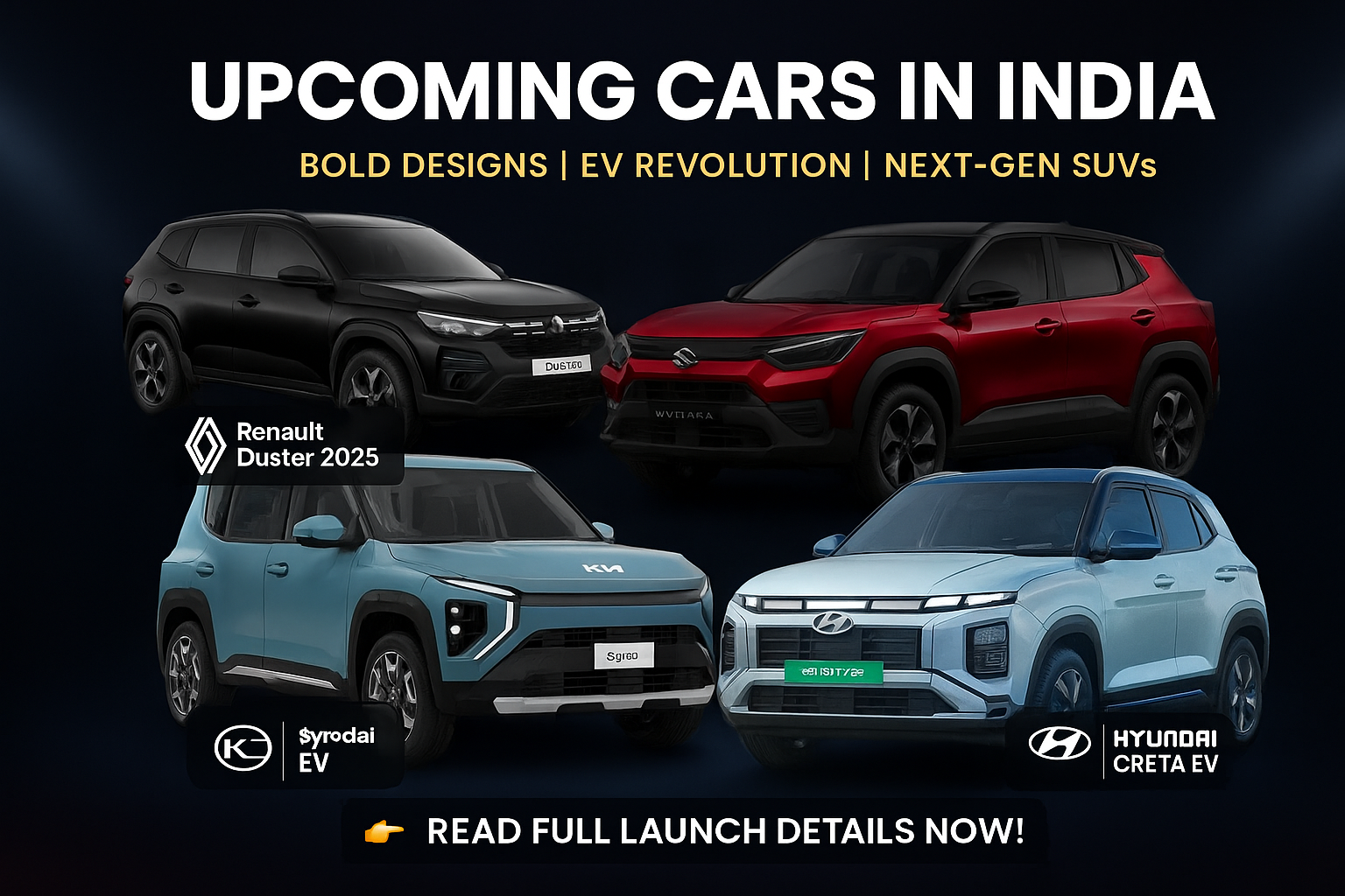 🚗 Top 10 Upcoming Car Launches in India 2025