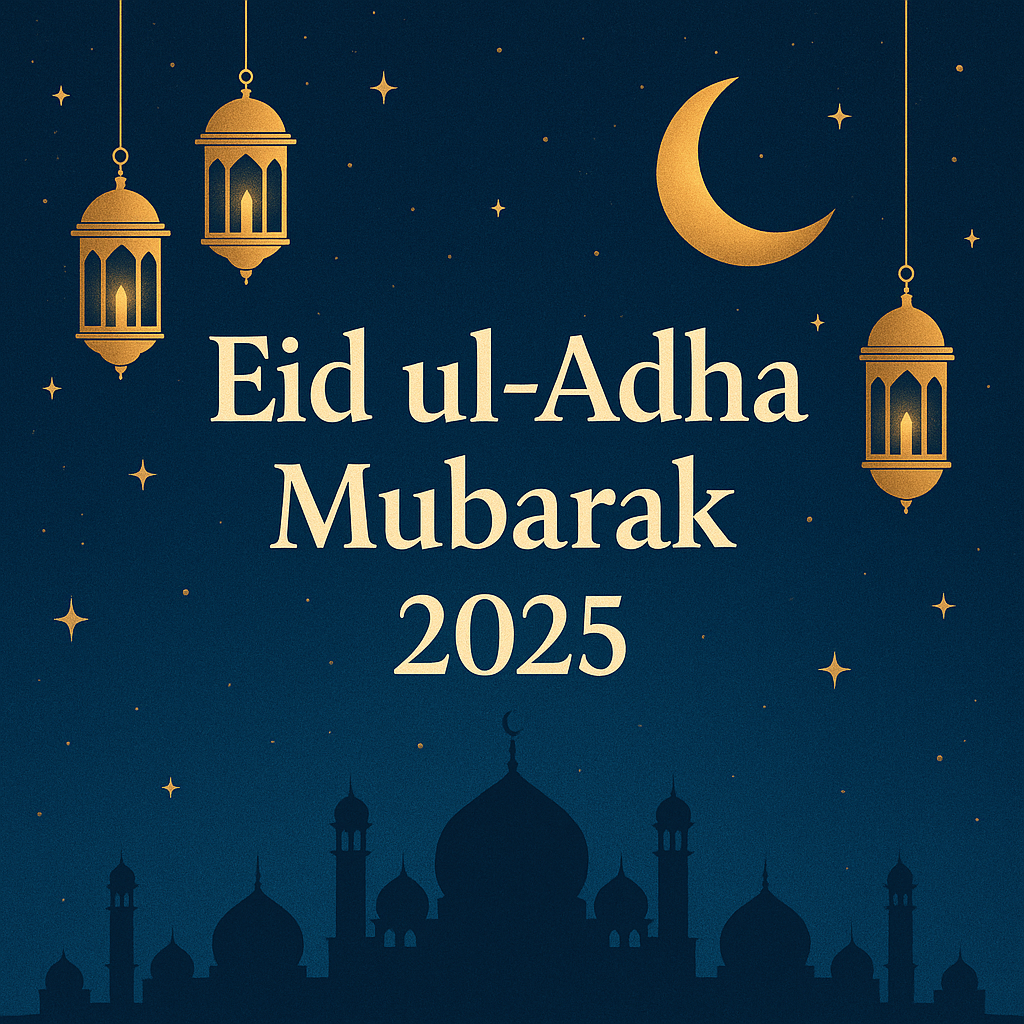 🌙 Eid ul-Adha 2025 Wishes in Hindi, Urdu & English | 100+ Stylish Greetings