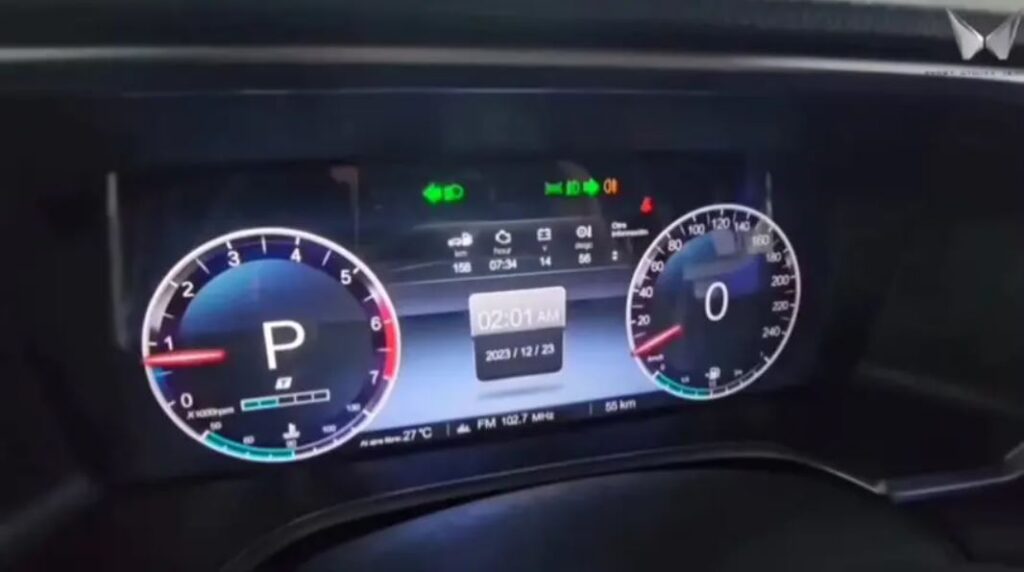 2025 Bolero interior dashboard with touchscreen infotainment system and dual-tone finish